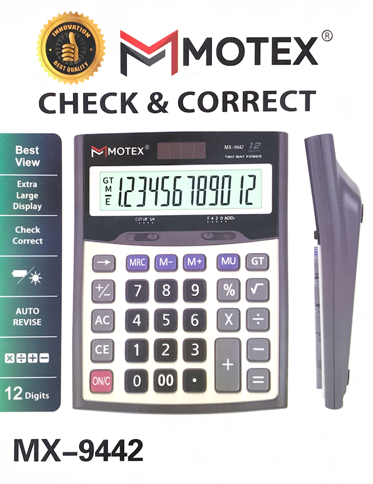 Motex MX-9442 Masaüstü Hesap Makinesi
