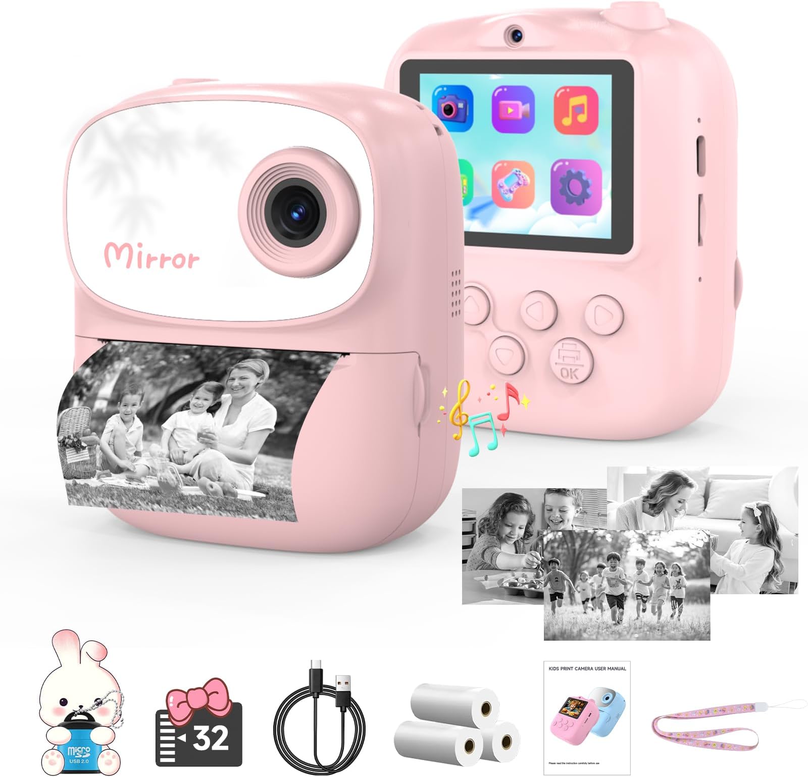 Sunman Kids Printing Camera